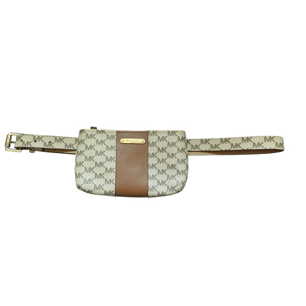 Michael Kors womens Belt bag in‎ Brown Tan L XL 556137C